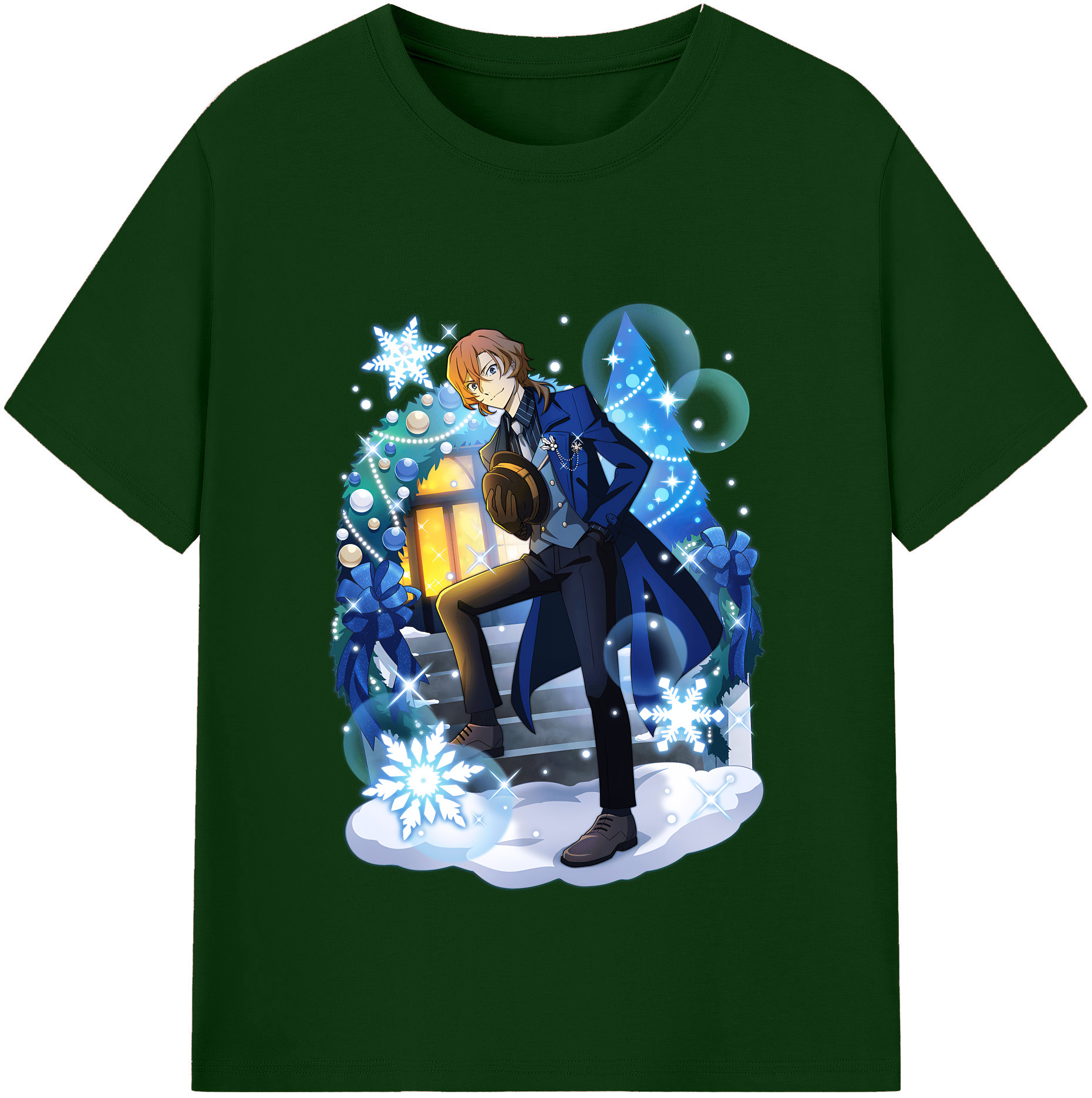 （画像用） 文豪ストレイドッグス Bungo Stray Dogs 綿100％半袖Tシャツ（フロントプリント）